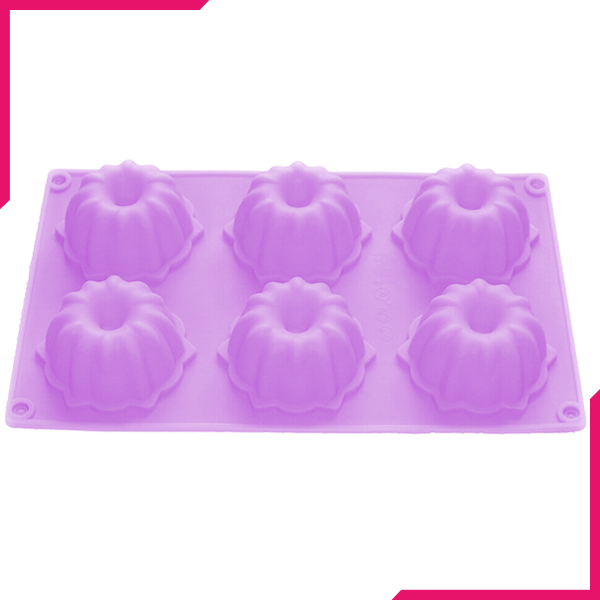 Mini Bundt Donut Silicone Mold - bakeware bake house kitchenware bakers supplies baking