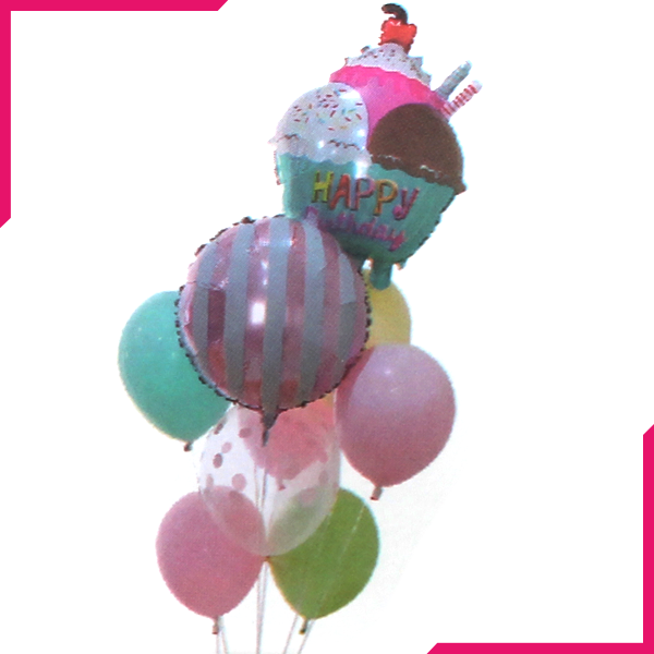 Foil Balloons Party Theme 9Pcs - bakeware bake house kitchenware bakers supplies baking