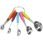 Stainless Steel Measuring Spoon 5Pcs - bakeware bake house kitchenware bakers supplies baking