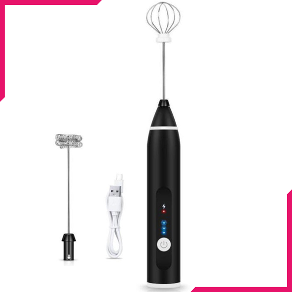 Portable USB Charger Electric Coffee Frother - bakeware bake house kitchenware bakers supplies baking
