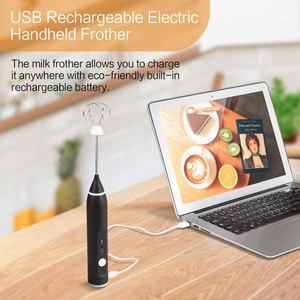 Portable USB Charger Electric Coffee Frother - bakeware bake house kitchenware bakers supplies baking