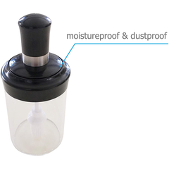 Glass Oil Bottle with Silicone Brush - bakeware bake house kitchenware bakers supplies baking