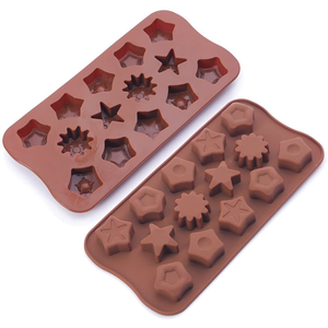 Star, Hexagon, Jelly Chocolate Mold - bakeware bake house kitchenware bakers supplies baking