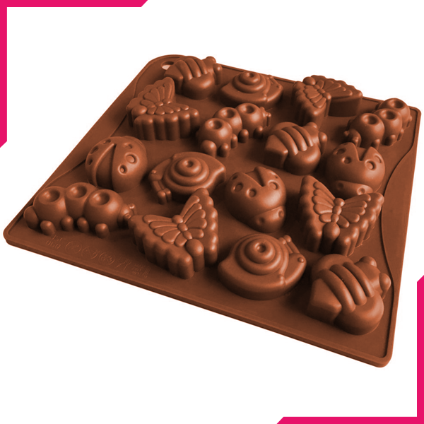 Butterfly Worm Insect Chocolate Mold - bakeware bake house kitchenware bakers supplies baking