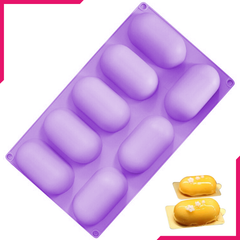 Capsule Shape Silicone Cake Mold - bakeware bake house kitchenware bakers supplies baking
