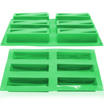 Rectangle Silicone Mold - 6 Cavity - bakeware bake house kitchenware bakers supplies baking