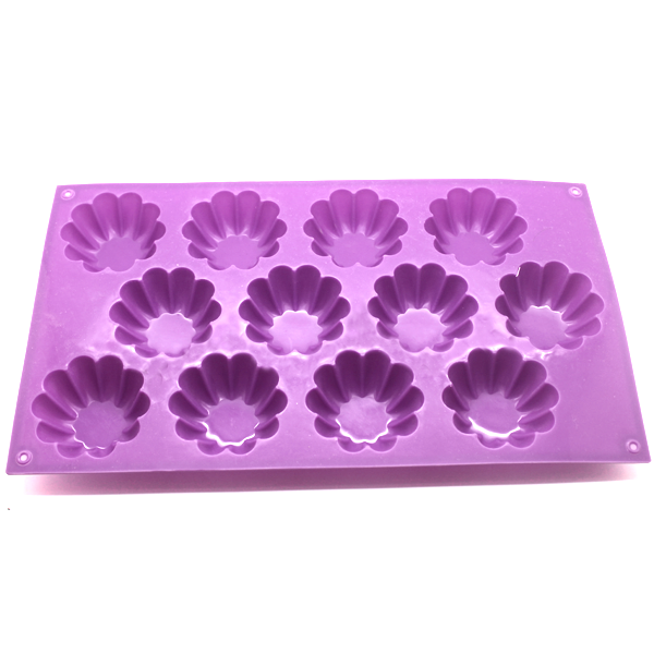 Silicone Jelly/Pudding Mold 12 Cavity - bakeware bake house kitchenware bakers supplies baking
