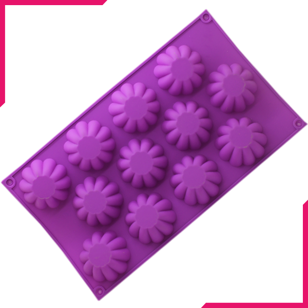 Silicone Jelly/Pudding Mold 12 Cavity - bakeware bake house kitchenware bakers supplies baking