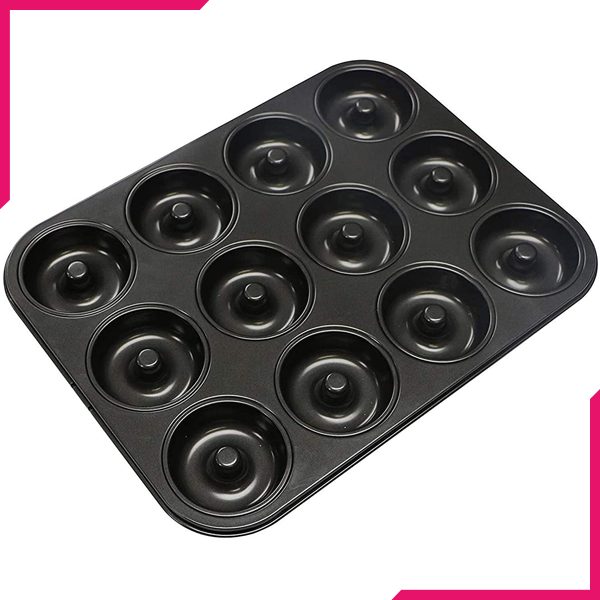 Non-Stick Donut Tray 12 Cavity - bakeware bake house kitchenware bakers supplies baking