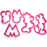 Mickey Mouse Cookie Cutter Set - bakeware bake house kitchenware bakers supplies baking