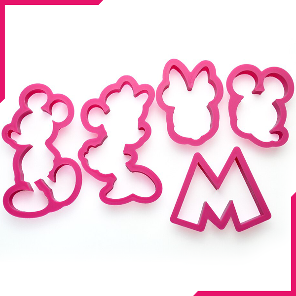 Mickey Mouse Cookie Cutter Set - bakeware bake house kitchenware bakers supplies baking
