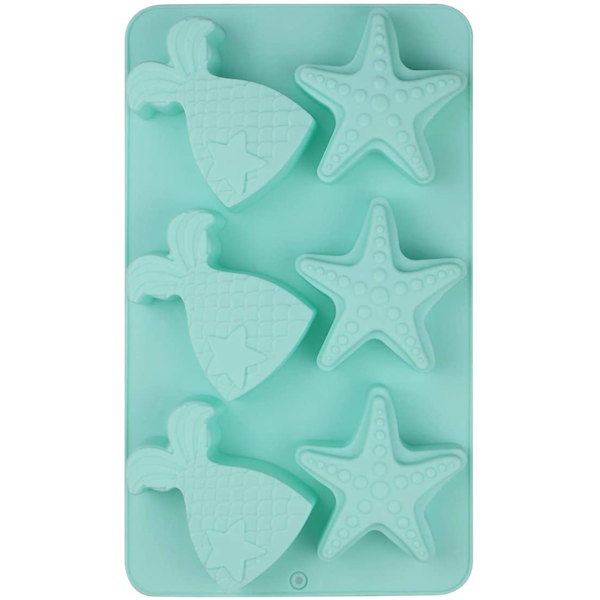 Oceans Series Fishtail Starfish Silicone Mold - bakeware bake house kitchenware bakers supplies baking
