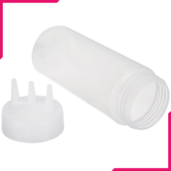 Plastic Bottle With 3 Holes For Sauce - bakeware bake house kitchenware bakers supplies baking