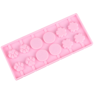 Silicone Lollipop Mold Cat Claw & Flower - bakeware bake house kitchenware bakers supplies baking