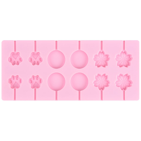 Silicone Lollipop Mold Cat Claw & Flower - bakeware bake house kitchenware bakers supplies baking