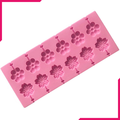 Silicone Lollipop Mold Flower Shape - bakeware bake house kitchenware bakers supplies baking