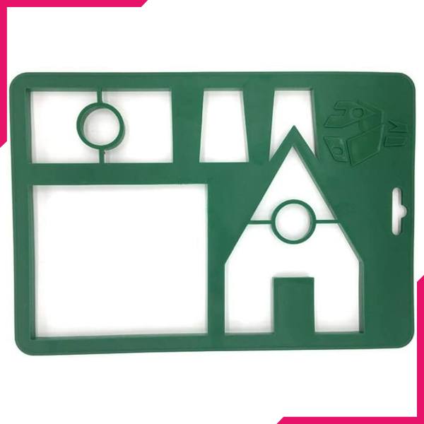 3D Gingerbread House Cookie Cutter - bakeware bake house kitchenware bakers supplies baking