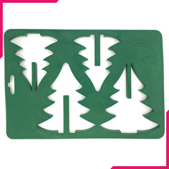 3D Christmas Tree Cookie Cutter - bakeware bake house kitchenware bakers supplies baking