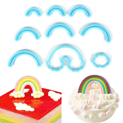Rainbow Cookie Cutter Set - bakeware bake house kitchenware bakers supplies baking