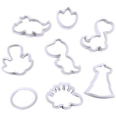 3D Animal  Cookie Cutter Set 8Pcs - bakeware bake house kitchenware bakers supplies baking