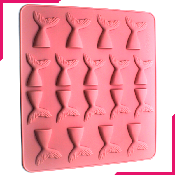 Mini Mermaid Tails Silicone Mold 18 cavity - bakeware bake house kitchenware bakers supplies baking