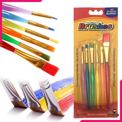 Decorating Brush Set 6 Pcs - bakeware bake house kitchenware bakers supplies baking
