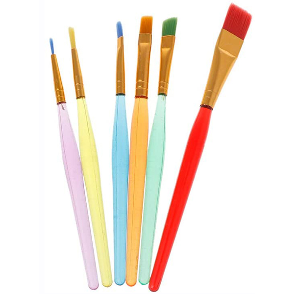 Decorating Brush Set 6 Pcs - bakeware bake house kitchenware bakers supplies baking