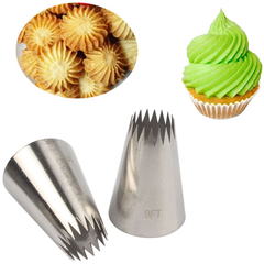 9FT Stainless Steel Icing Nozzle - bakeware bake house kitchenware bakers supplies baking