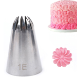 1E Stainless Steel Icing Nozzle - bakeware bake house kitchenware bakers supplies baking