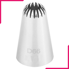 D66 Stainless Steel Icing Nozzle - bakeware bake house kitchenware bakers supplies baking