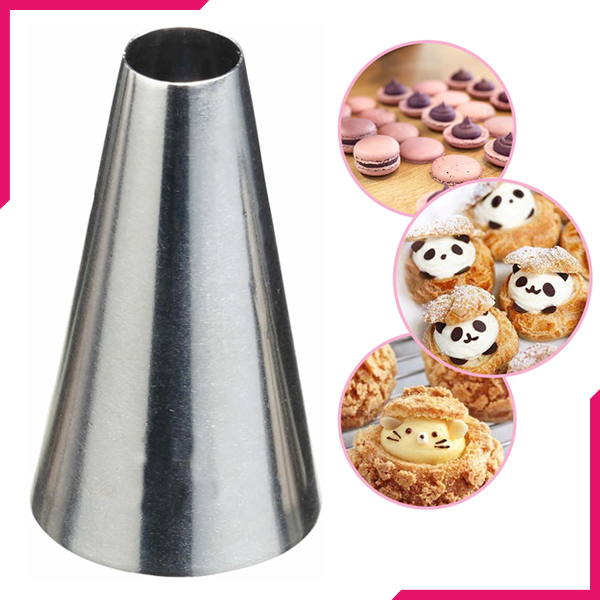 Round Stainless Steel Icing Nozzle - bakeware bake house kitchenware bakers supplies baking