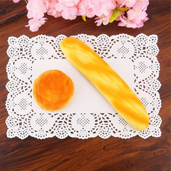 Rectangle Lace Paper Doilies 50Pcs - bakeware bake house kitchenware bakers supplies baking