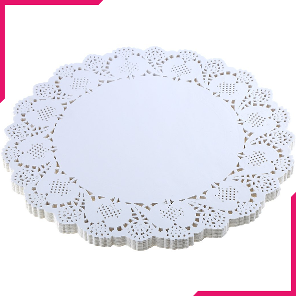 Doilies Baking Paper Mat 8Inches - bakeware bake house kitchenware bakers supplies baking
