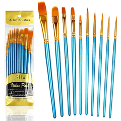 Decorating Brush Set 10 Pcs - bakeware bake house kitchenware bakers supplies baking