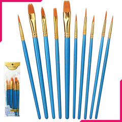 Decorating Brush Set 10 Pcs - bakeware bake house kitchenware bakers supplies baking