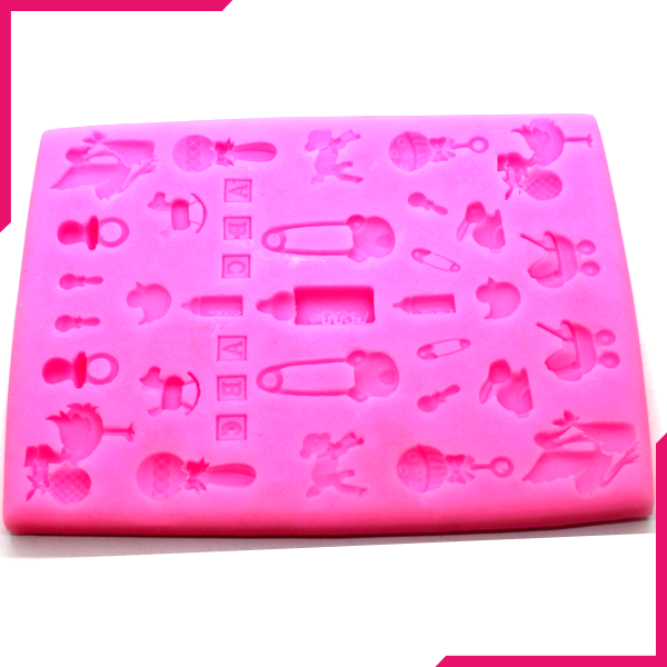 Silicone Mold Baby Shower - bakeware bake house kitchenware bakers supplies baking