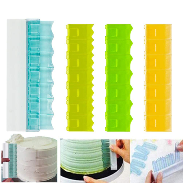 Icing Comb Set With Box - bakeware bake house kitchenware bakers supplies baking