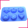 Silicone Mold Heart, Star Flowers 6 Cavity - bakeware bake house kitchenware bakers supplies baking