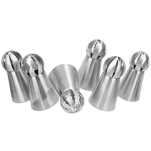 Stainless Steel Icing Ball Tips - bakeware bake house kitchenware bakers supplies baking