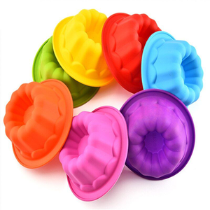 Silicone Pudding Jelly Mold - 4Inches - bakeware bake house kitchenware bakers supplies baking