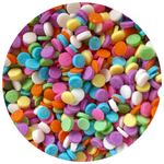 Rainbow Mix Confetti Edible Sugar Sprinkles