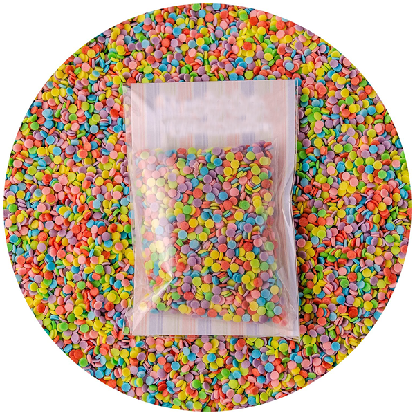 Rainbow Mix Confetti Edible Sugar Sprinkles