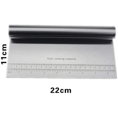 Stainless Steel Cake Scraper Large