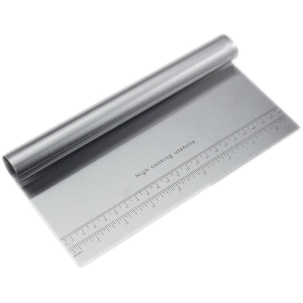 Stainless Steel Cake Scraper Large