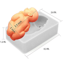 Silicone Fondant Large Baby Shape Mold