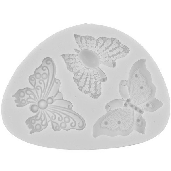 Silicone Mold Butterfly 3 Cavity