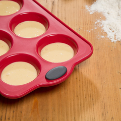 Silicone Muffin Mold - 6 Cavity