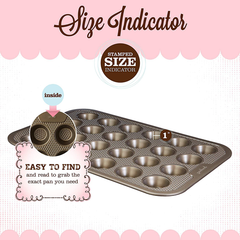 Aluminized Steel Cupcake Tray 24 Cavity