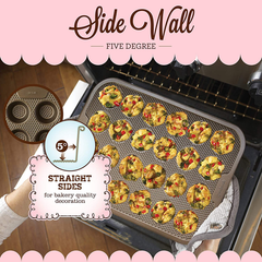 Aluminized Steel Cupcake Tray 24 Cavity