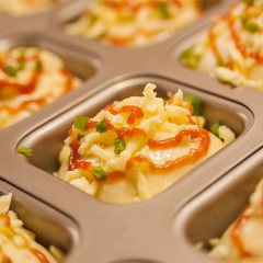 Nonstick Square Muffin Pan -12 Cavity